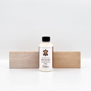 White Wood Oil Vitolja för trä färgprov